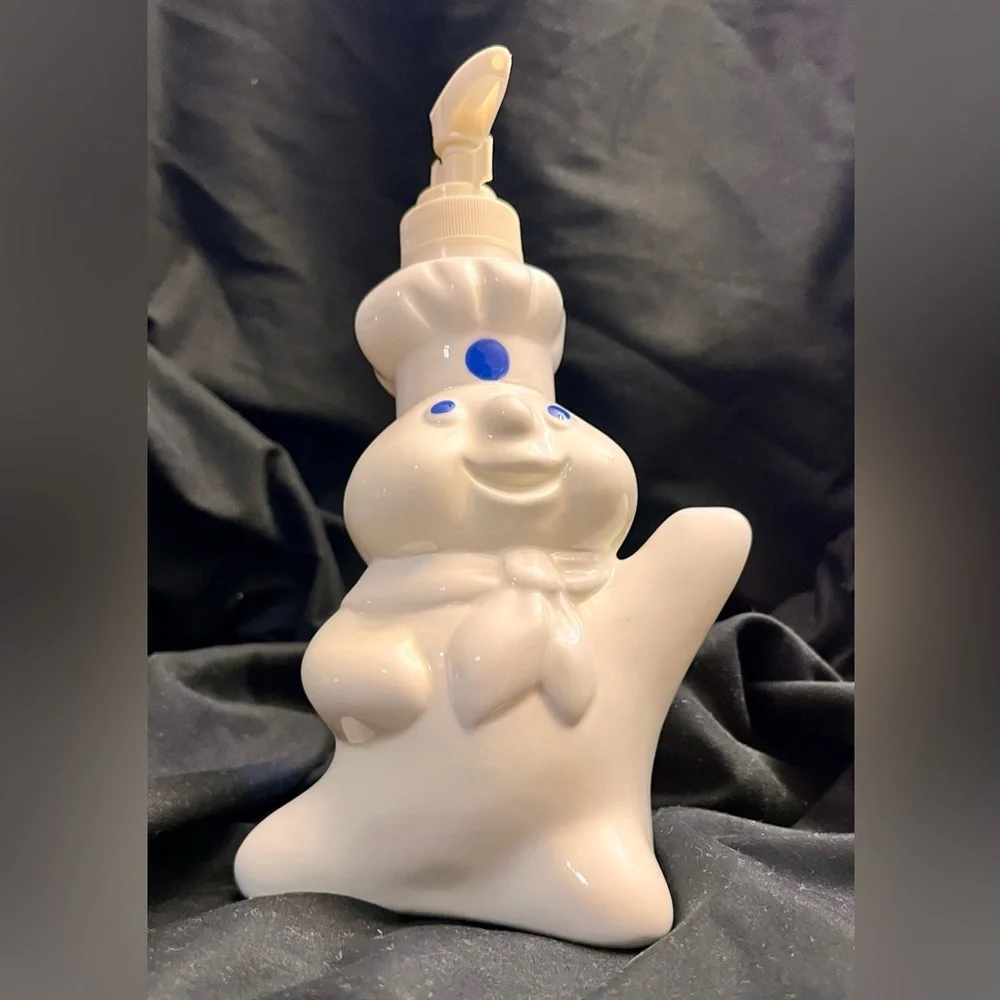 Vintage 1997 Pillsbury Doughboy Ceramic Soap Dispenser - Benjamin & Medwin 8